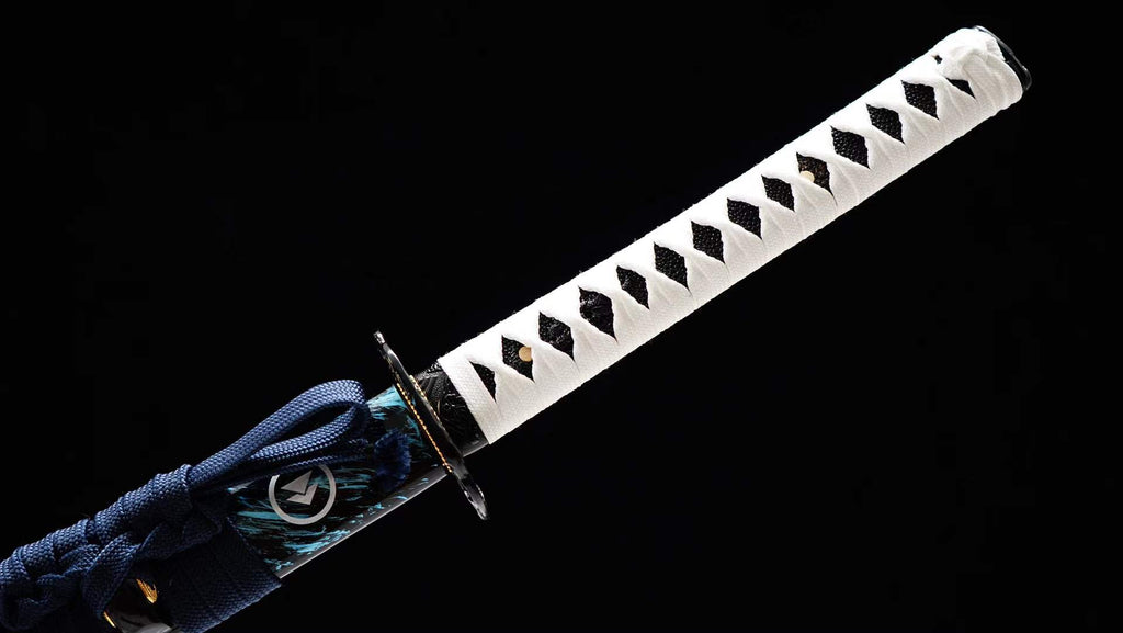Ghost of Tsushima Samurai Sword Set Handmade Katana & Wakizashi Set Spring Steel Japanese Sword