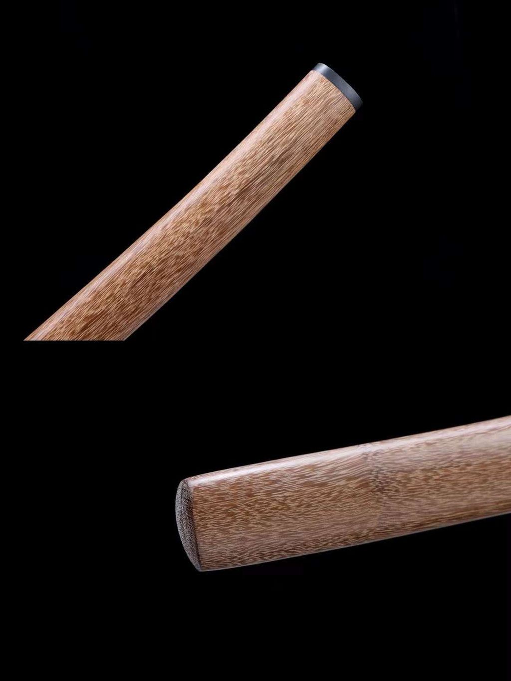 Handmade Shirasaya Katana Sword Full Tang Japanese Samurai Sword with Wooden Saya