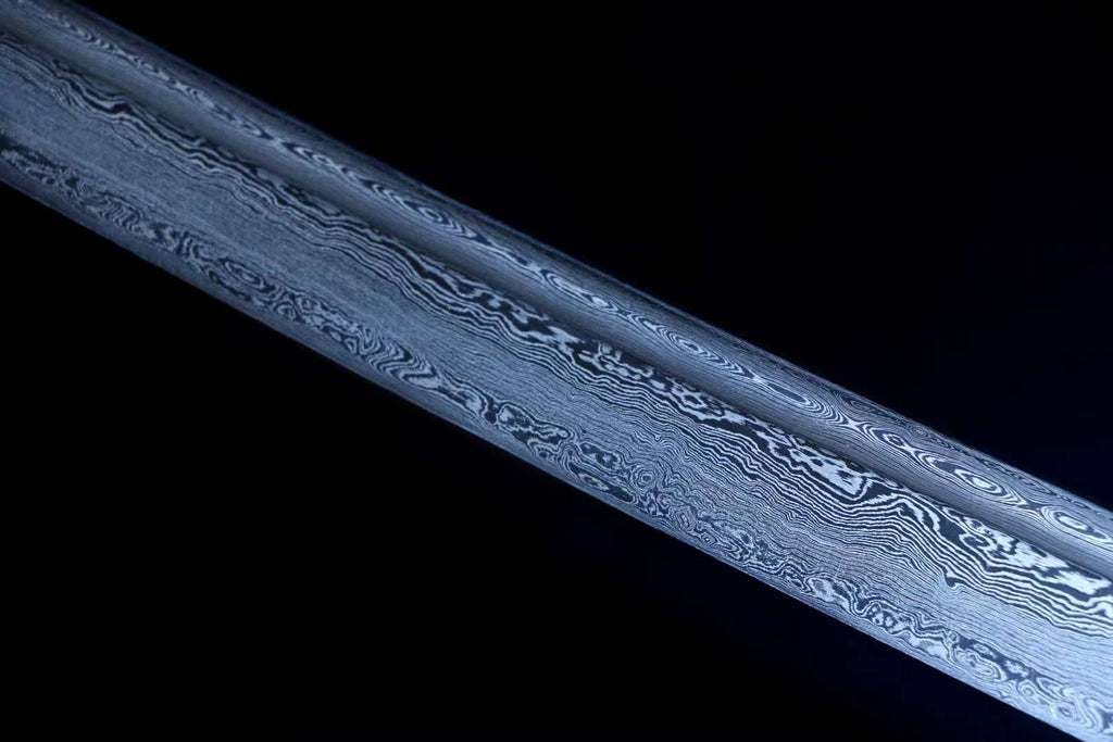 Handmade Shirasaya Katana Sword Full Tang Japanese Samurai Sword with Wooden Saya