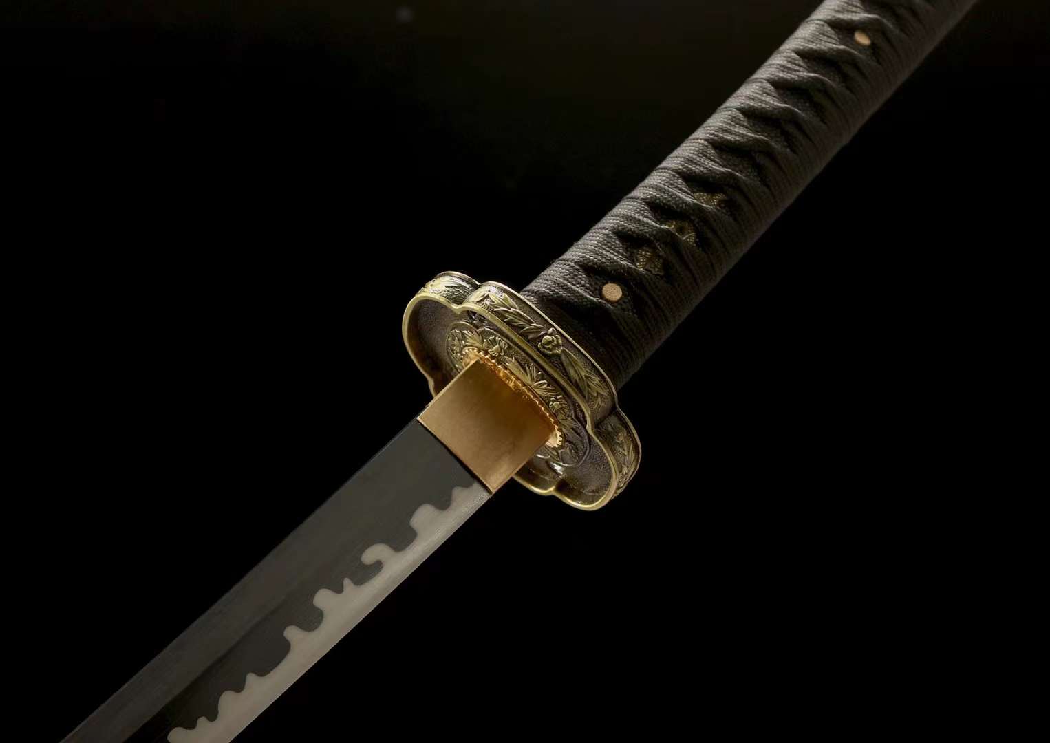 Handmade Japanese Tachi Sword 1065 Steel Sword Full Tang Katana 41 in