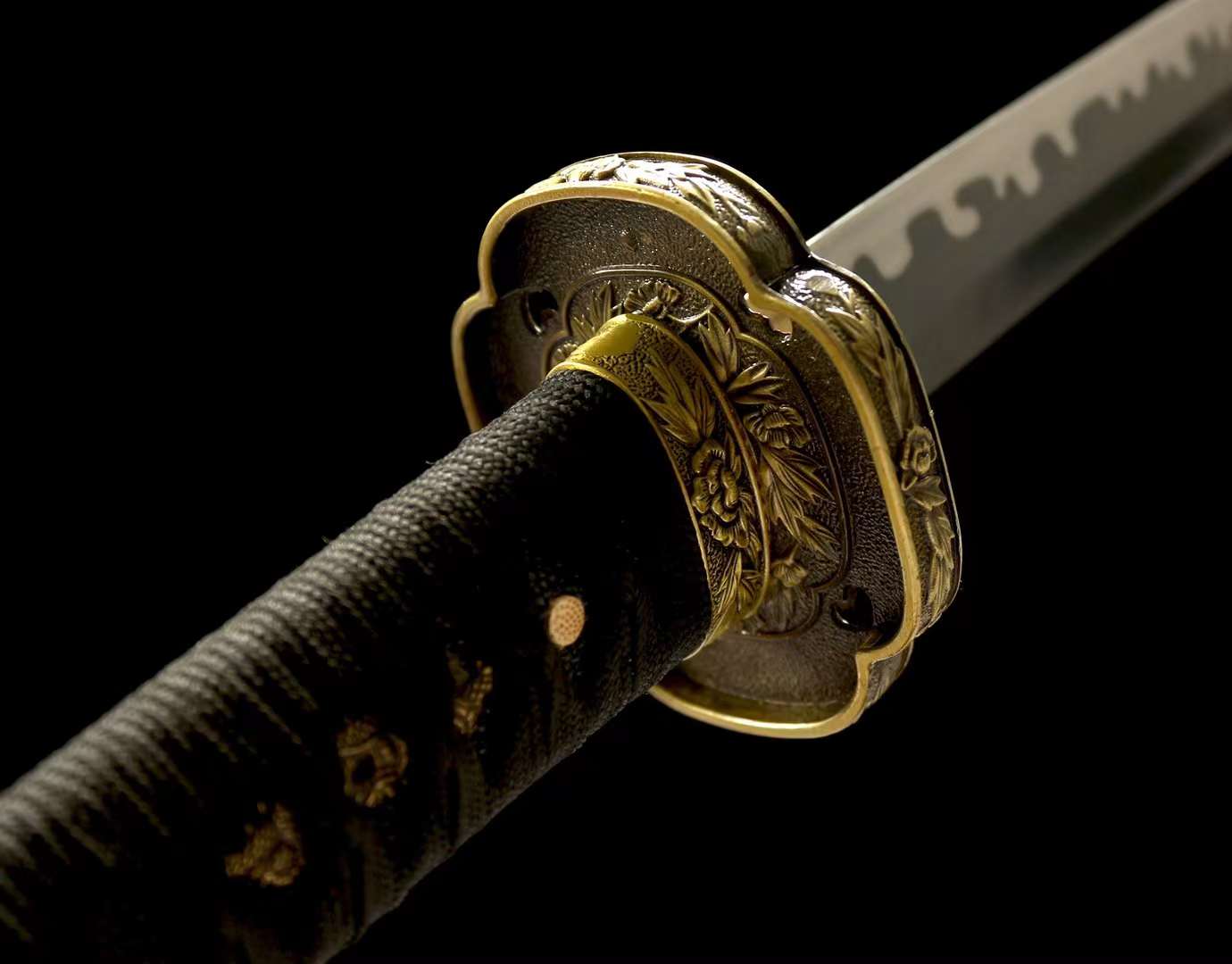 Handmade Japanese Tachi Sword 1065 Steel Sword Full Tang Katana 41 in