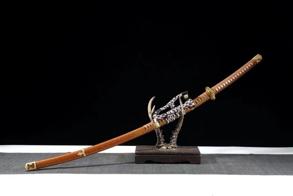 Japanese Nodachi Katana Sword 1095 Steel Handmade Samurai Sword Full Tang Long Swords
