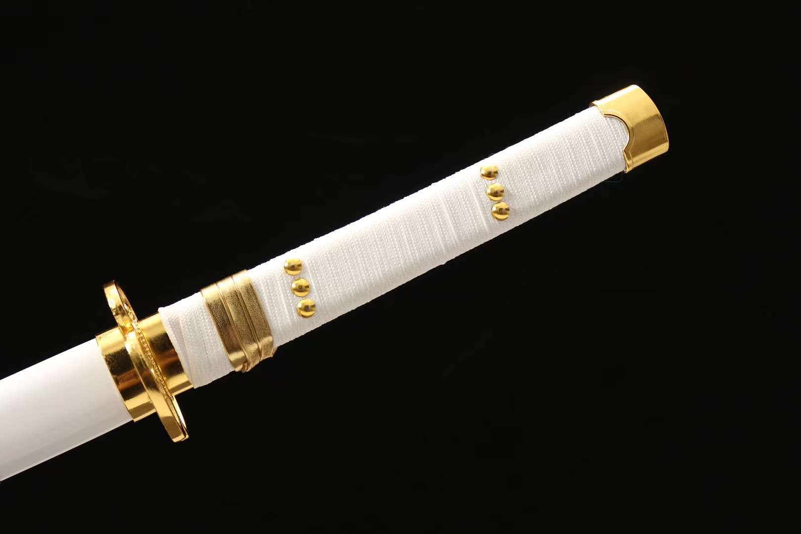 One Piece Ame no Habakiri Katana Kozuki Oden’s Heaven‑Cutting White Wano Sword Replica 1045 High Carbon Steel
