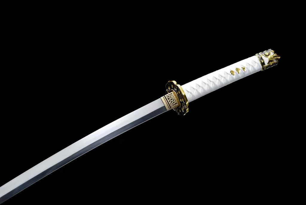 Handmade High Carbon Steel Japanese Tachi Sword Full Tang Samurai Sword Real Long Katana