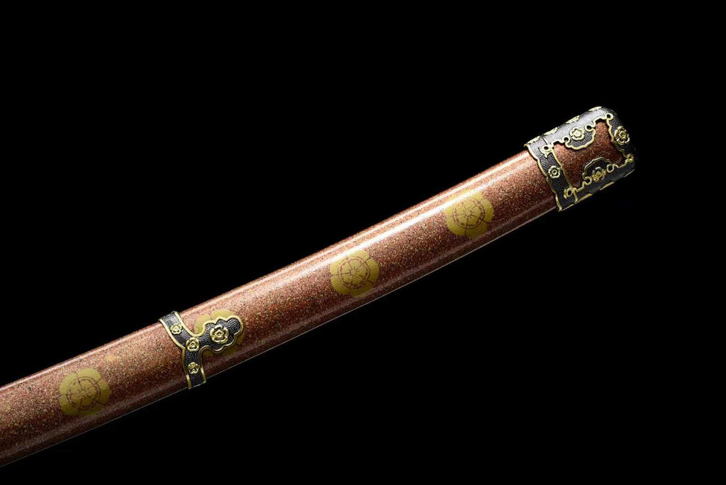 Handmade High Carbon Steel Japanese Tachi Sword Full Tang Samurai Sword Real Long Katana