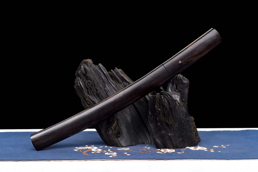 Handmade Japanese Tanto Samurai Sword Full Tang T10 Steel Clay Tempering Mini Katana Sword