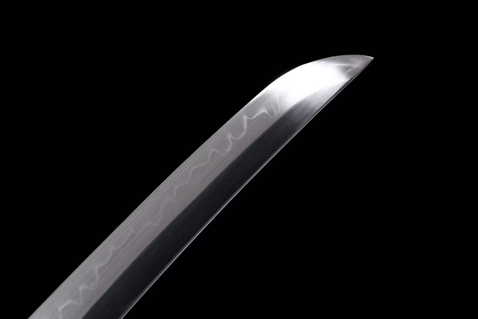 Handmade Japanese Tanto Samurai Sword Full Tang T10 Steel Clay Tempering Mini Katana Sword