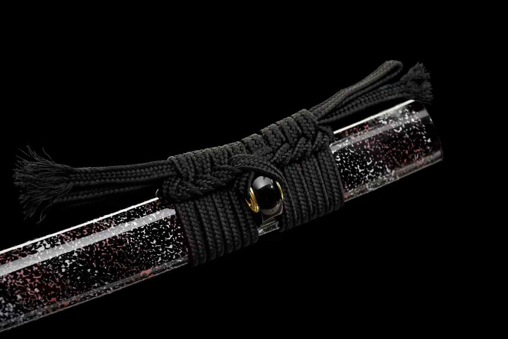 T10 Steel Japanese Katana Clay Tempered Blade Samuari Sword Full Tang