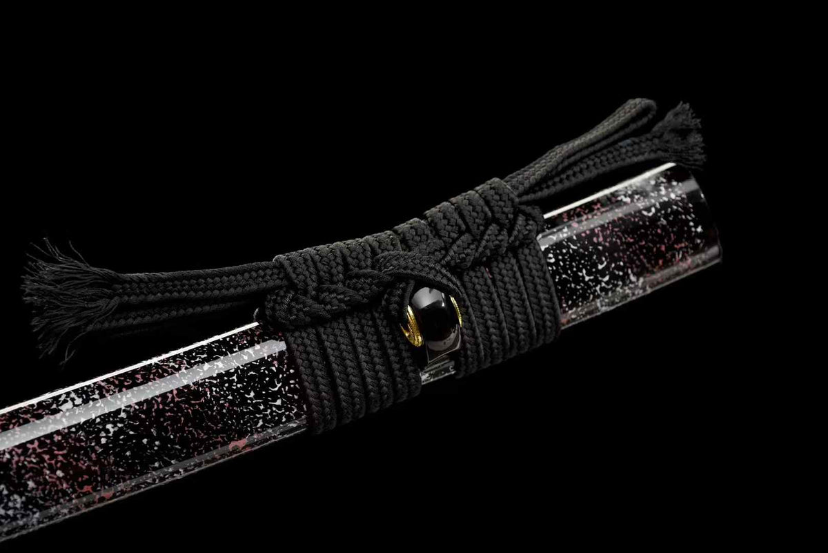 T10 Steel Japanese Katana Clay Tempered Blade Samuari Sword Full Tang