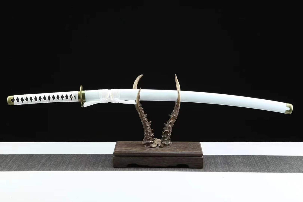One Piece Wado Ichimonji Katana Roronoa Zoro Anime Sword Replica 1045 Carbon Steel(Sharp)