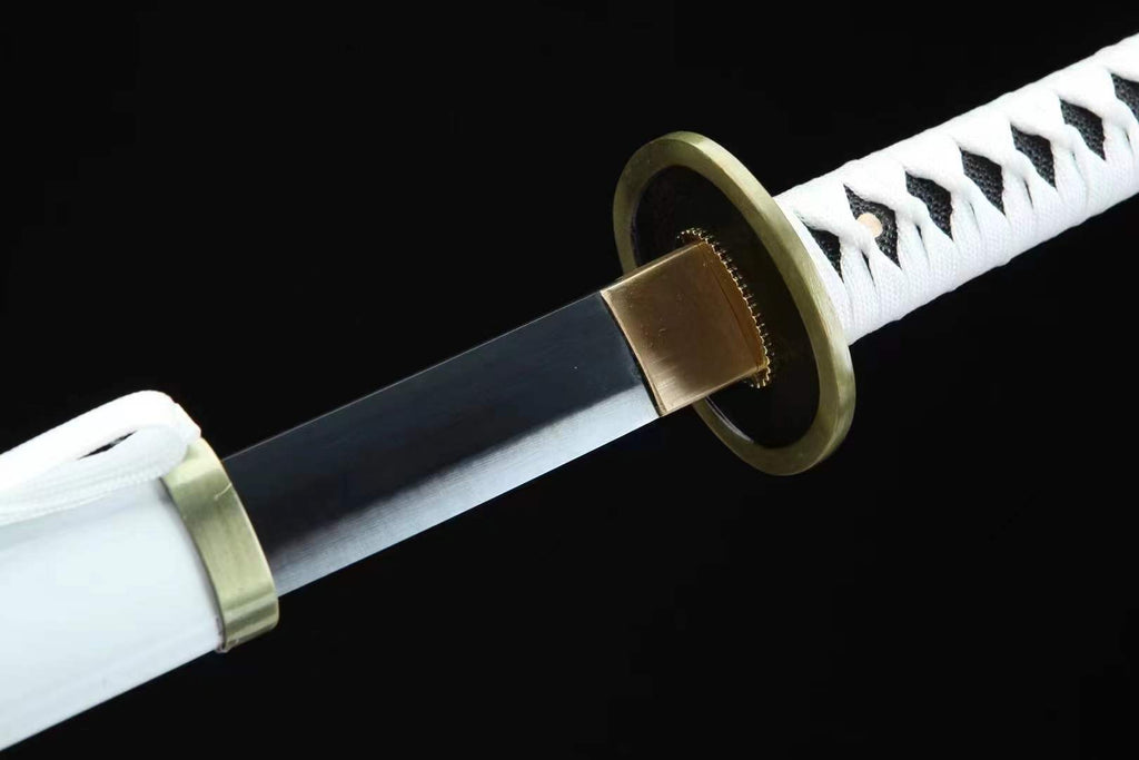 One Piece Wado Ichimonji Katana Roronoa Zoro Anime Sword Replica 1045 Carbon Steel(Sharp)