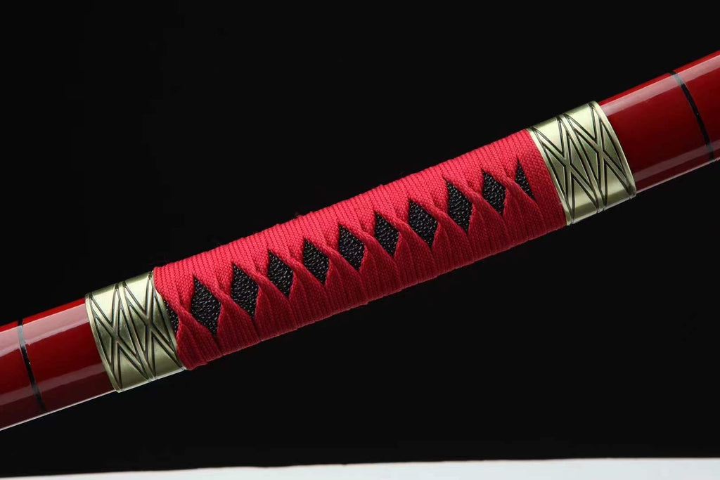 One Piece Sandai Kitetsu Katana Roronoa Zoro Anime Sword Replica 1045 Carbon Steel(Sharp)