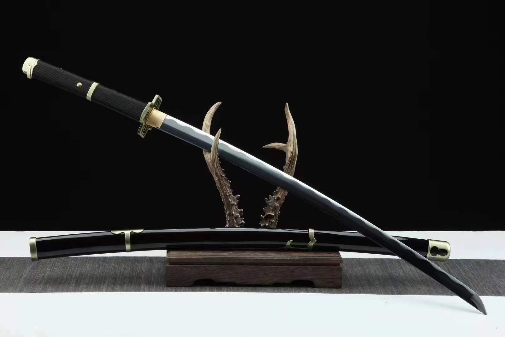 One Piece Yubashiri Katana Roronoa Zoro Anime Sword Replica 1045 Carbon Steel(Sharp)