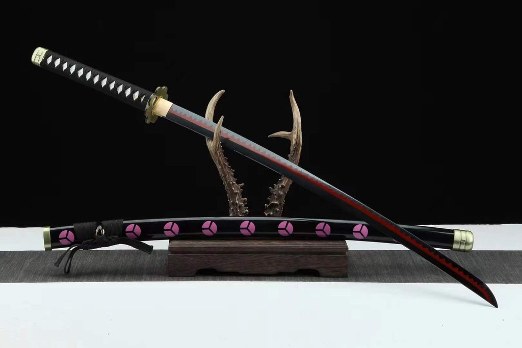 One Piece Shusui Katana Roronoa Zoro Anime Sword Replica 1045 Carbon Steel(Sharp)