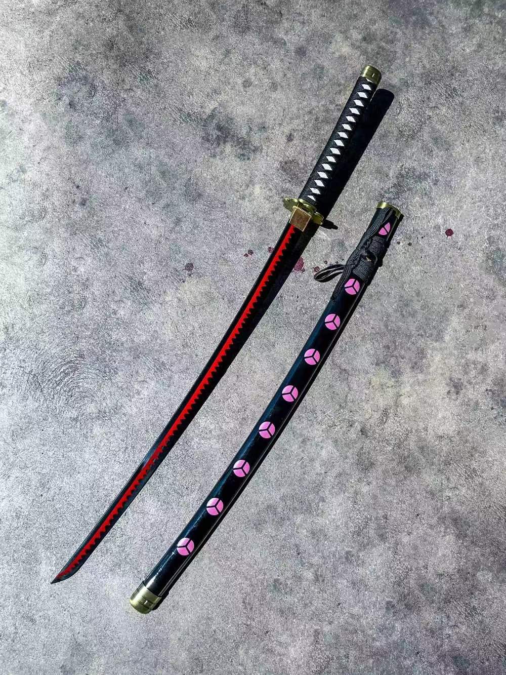 One Piece Shusui Katana Roronoa Zoro Anime Sword Replica 1045 Carbon Steel(Sharp)