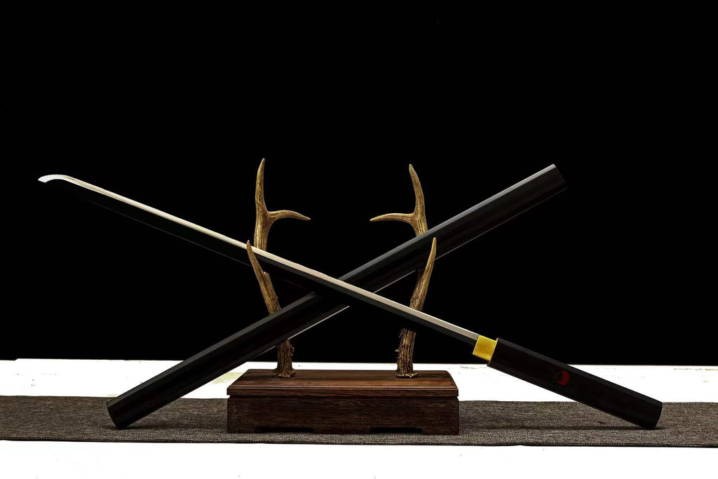 Sasuke Uchiha Kusanagi Sword 1045 Steel Handmade Naruto Anime Samurai Sword Replica Katana