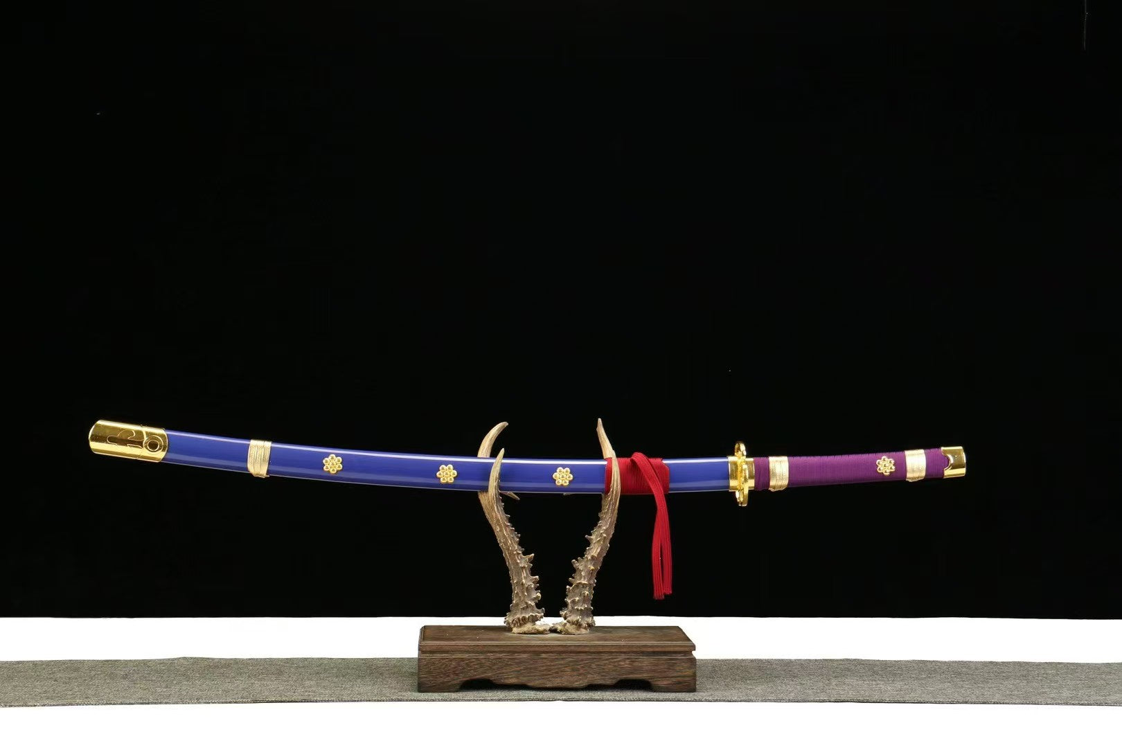 One Piece Enma Katana – Zoro’s Haki‑Draining Wano Sword Replica 1045 Carbon Steel(Sharp)