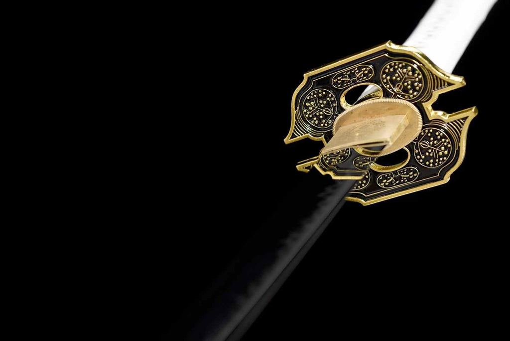 Devil May Cry 5 Vergil Yamato Sword Replica Katana  Full Tang Anime Samurai Sword with PU Leather Wrapped Scabbard 41 in