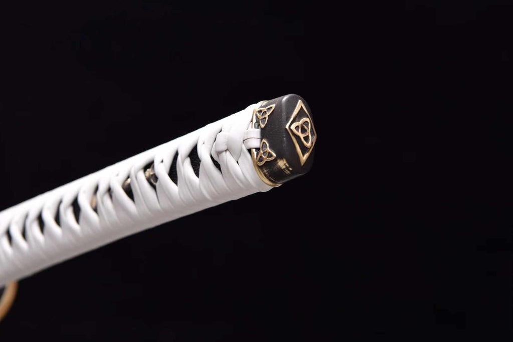 The Walking Dead Michonne Katana Sword Handmade T10 Clay Tempered Samurai Sword