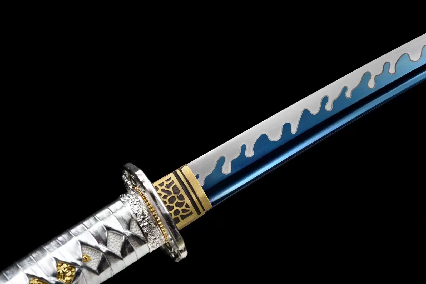 HandMade Japanese Samurai Katana 1095 Steel Military Sword Type 98 Tsuba Official Sword