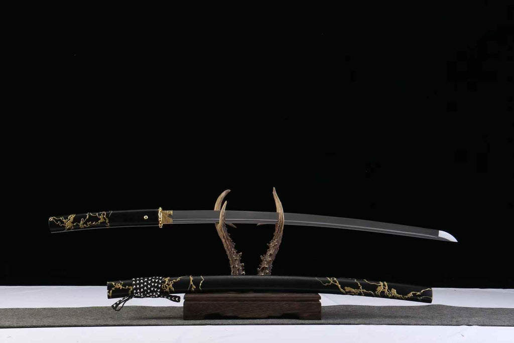 Ghost of Yōtei Katana Handmade 1065 Carbon Steel Samurai Sword Full Tang Battle Ready