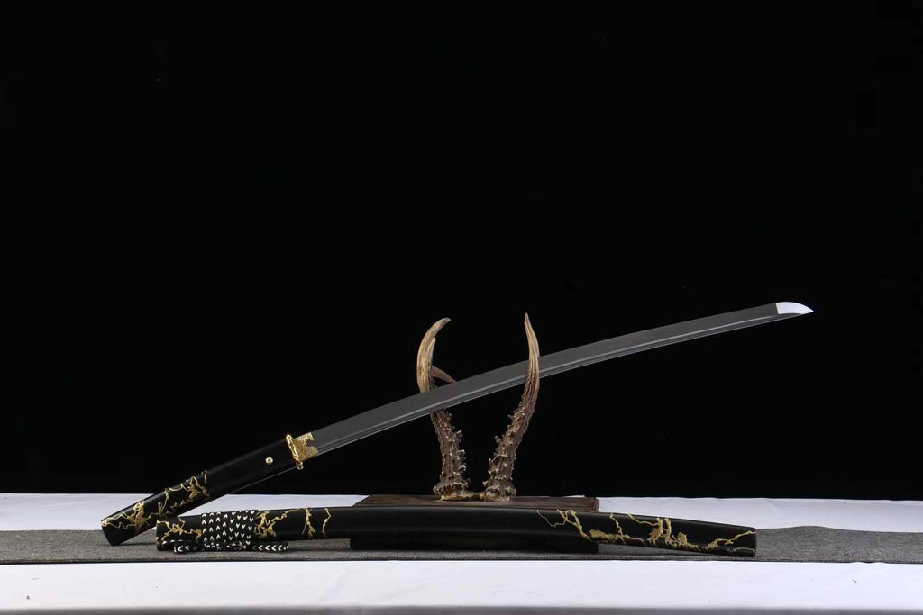 Ghost of Yōtei Katana Handmade 1065 Carbon Steel Samurai Sword Full Tang Battle Ready