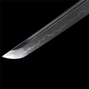 Handmade Black Dragon T10 Steel Katana Sword Clay Tempered Full Tang Samurai Sword with Golden Dragon Saya