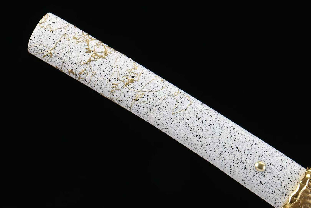 Ghost of Yōtei Katana Handmade 1065 Carbon Steel Samurai Sword Full Tang Battle Ready