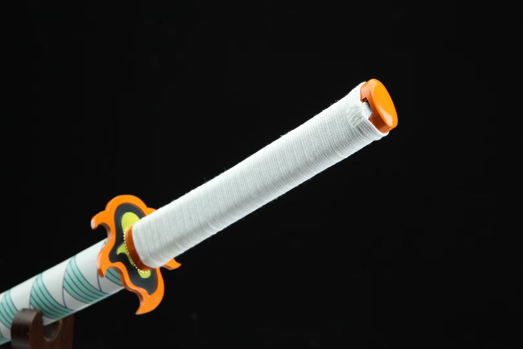 Demon Slayer Rengoku Sword Replica Flame Breathing Nichirin Katana Anime Sword 1045 Carbon Steel(Sharp)