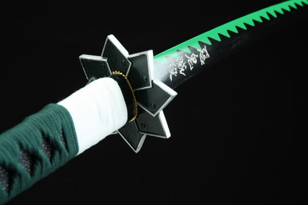 Sanemi Shinazugawa Katana Replica Demon Slayer Sword Wind Hashira Katana 1045 Steel