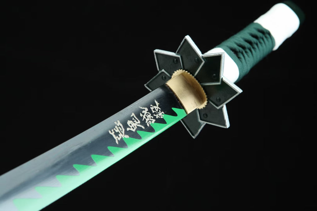 Sanemi Shinazugawa Katana Replica Demon Slayer Sword Wind Hashira Katana 1045 Steel