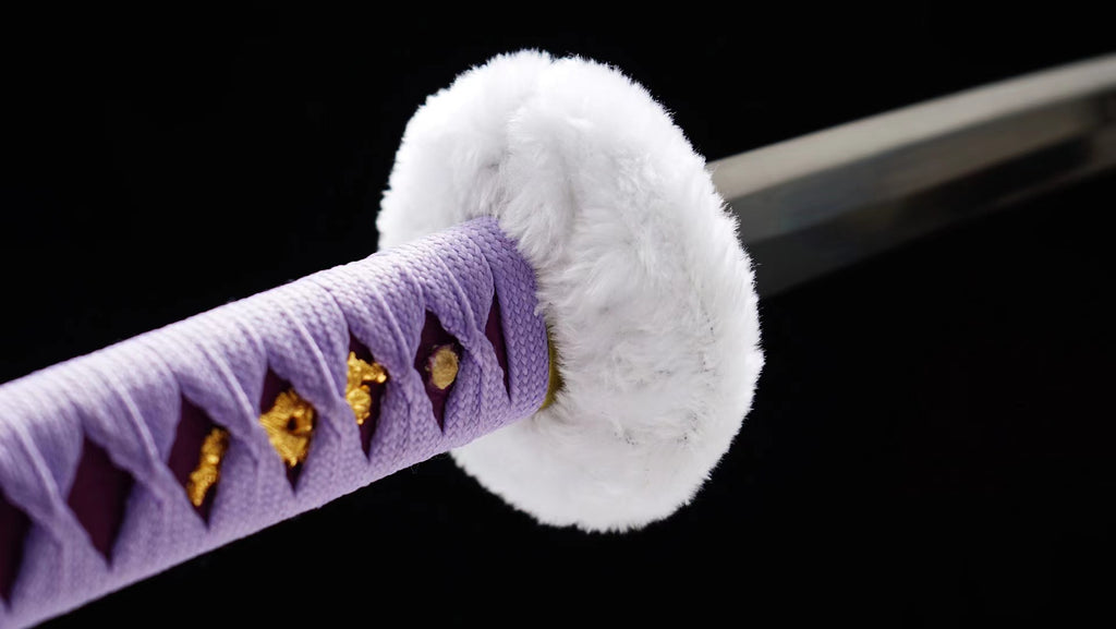 One Piece Trafalgar Law Kikoku Sword Surgeon of Death Purple Anime Odachi Replica 1045 Carbon Steel(Sharp)