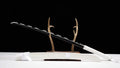 Demon Slayer Inosuke Sword Serrated Nichirin Katana 1045 Carbon Steel(Sharp)