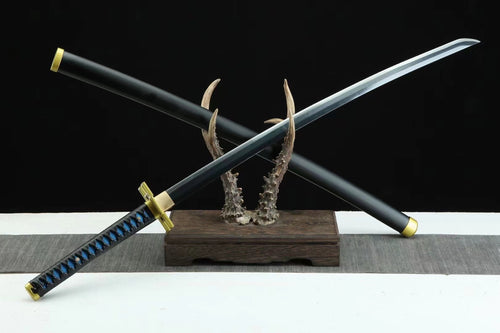 Demon Slayer Sword Tokitou Muichirou Nichirin Sword Mist Hashira Katana Replica Handmade Japanese Samurai Sword