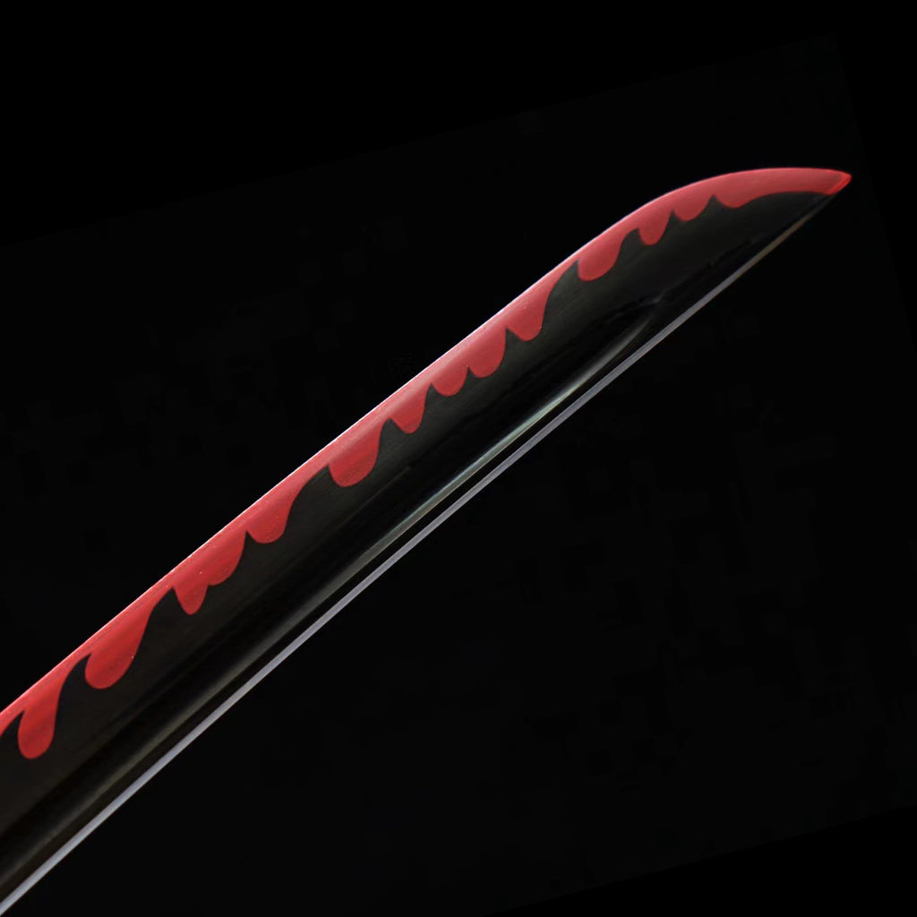 Mitsuri Kanroji Nichirin Katana Sword Demon Slayer Sword Love Hashira Katana Replica 1045 Carbon Steel(Sharp))