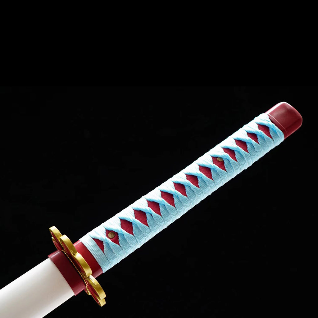 Mitsuri Kanroji Nichirin Katana Sword Demon Slayer Sword Love Hashira Katana Replica 1045 Carbon Steel(Sharp))