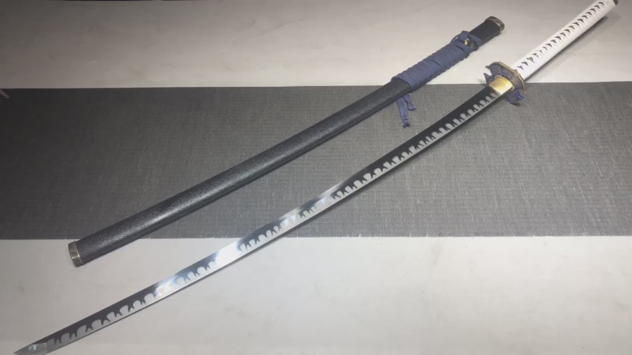 Devil May Cry 5 Yamato Sword 35” Handmade Nodachi Katana Replica Long Blade Anime Vergil Samurai Sword